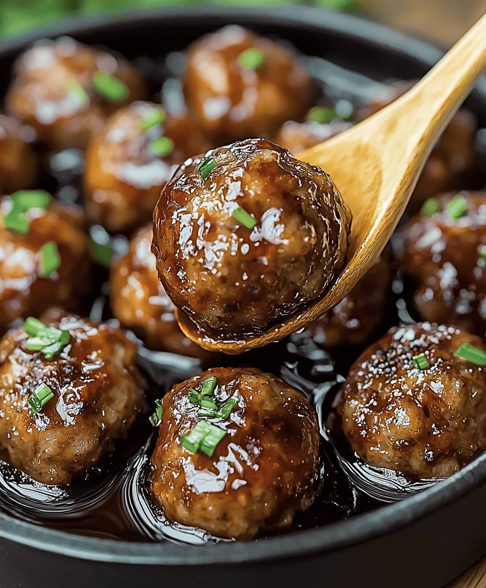 Firecracker meatballs