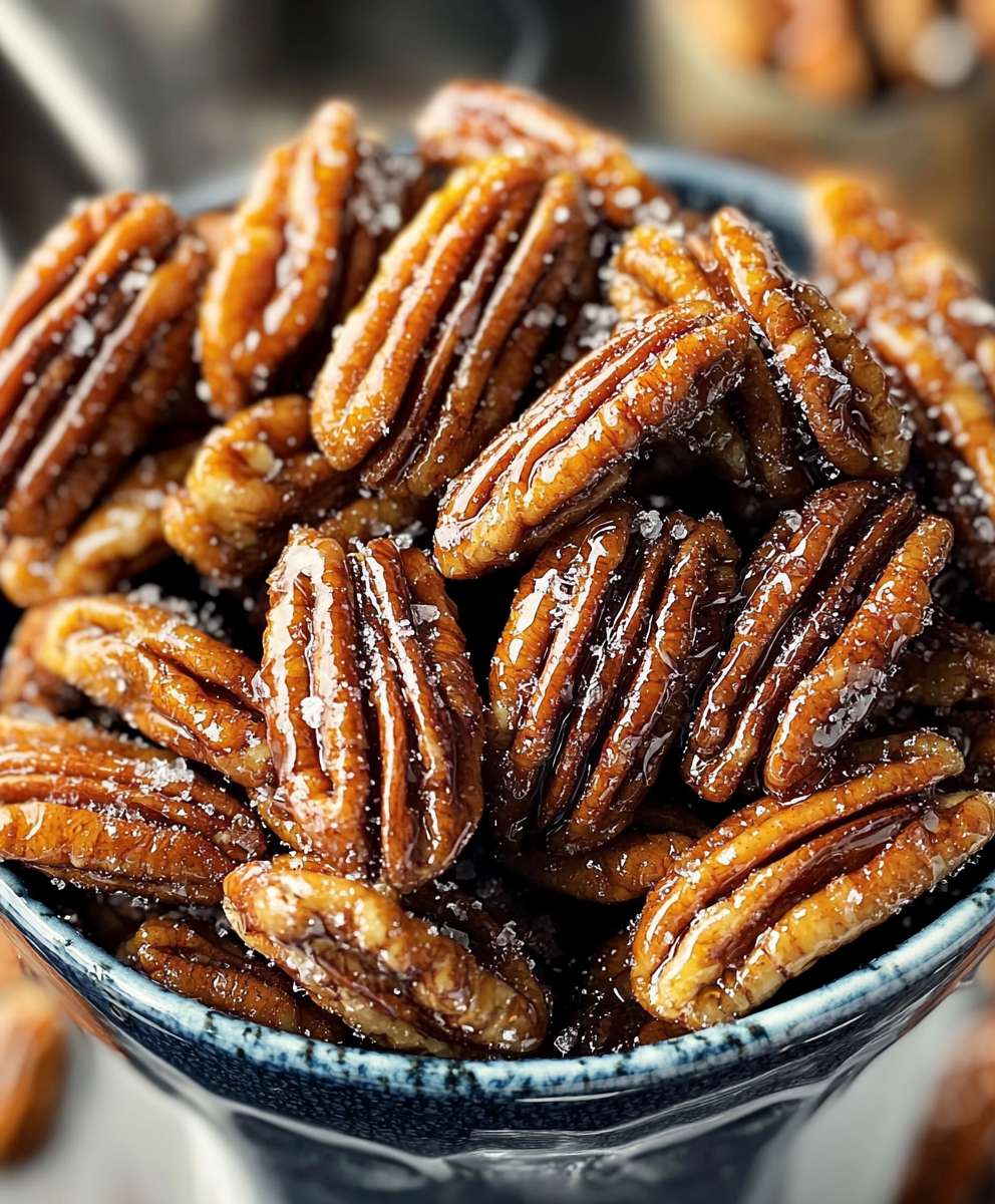 Air Fryer Candied Pecans