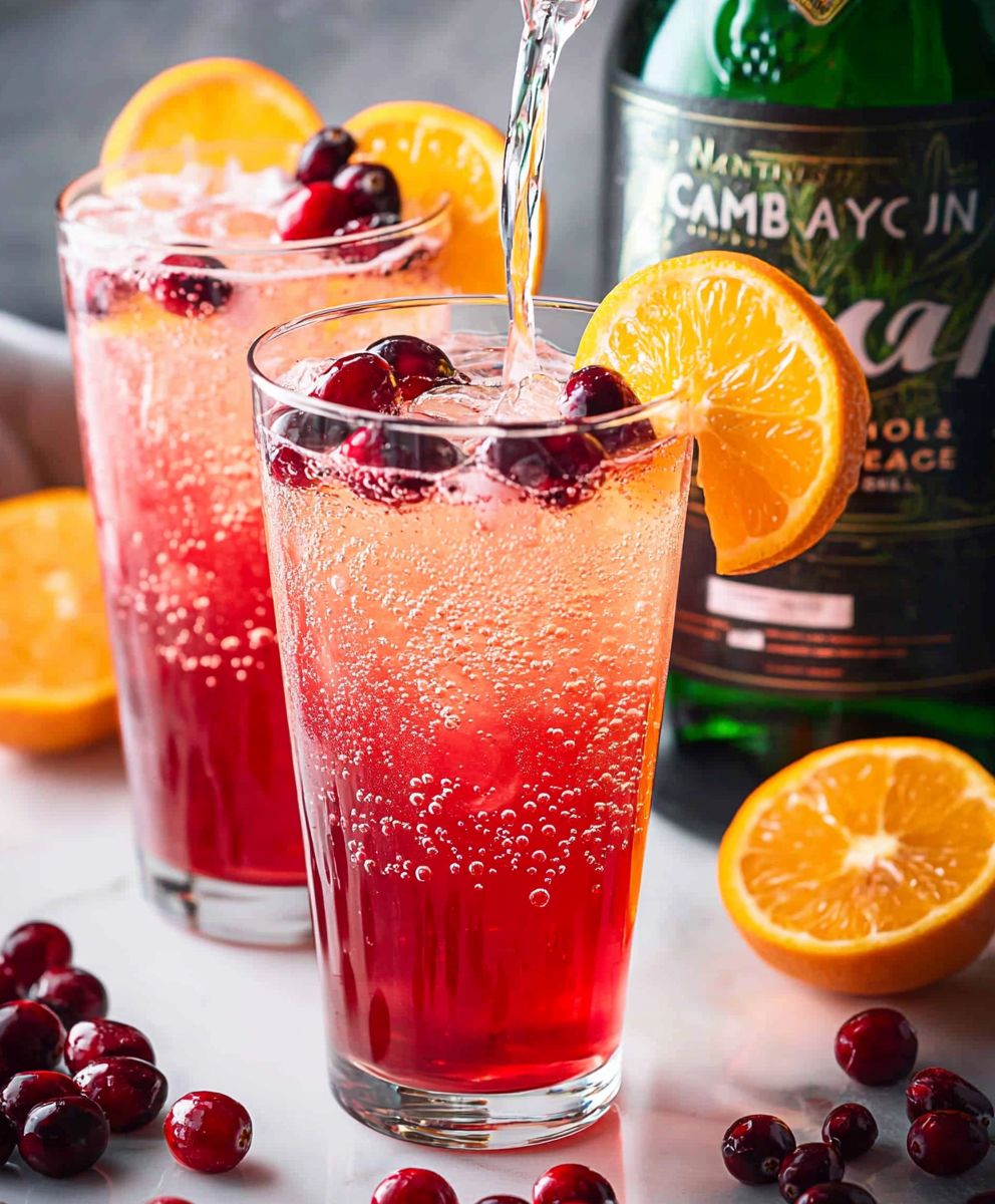 Orange Cranberry Spritzer