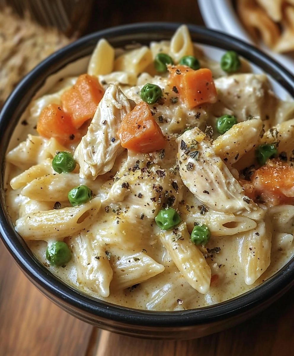 Chicken Pot Pie Pasta