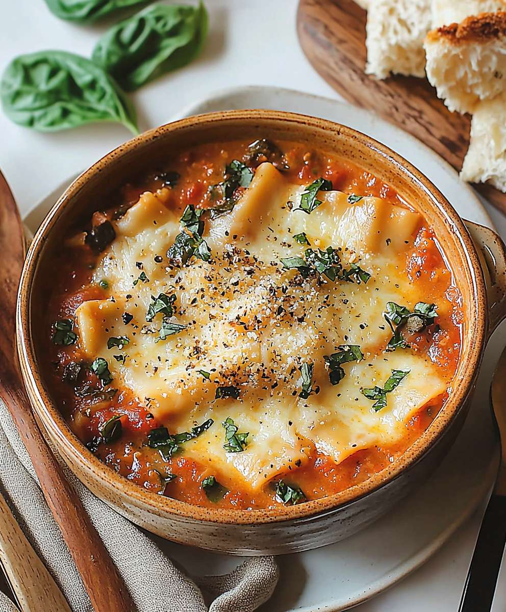 Creamy Lasagna Soup