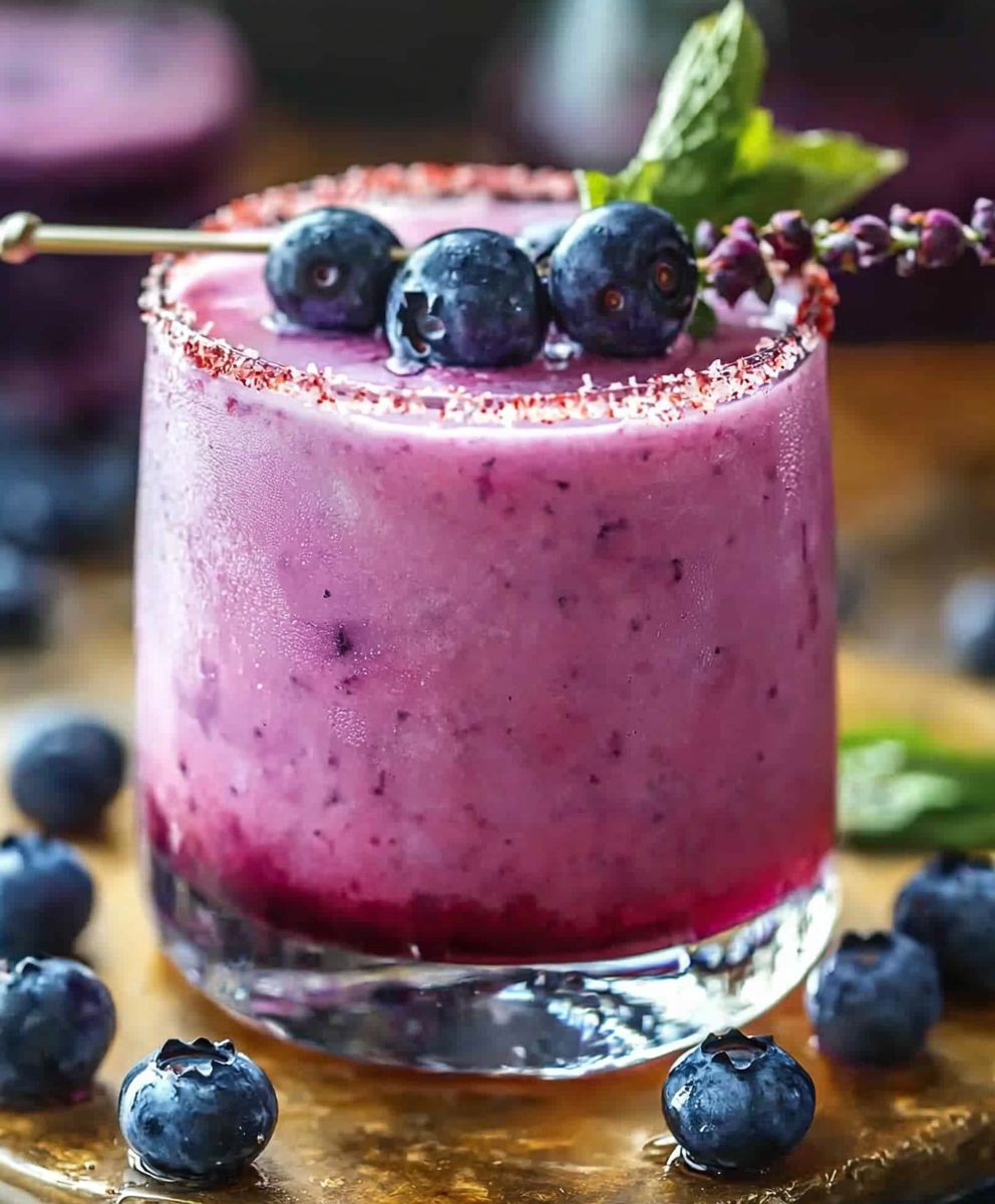 Blueberry Coconut Margarita