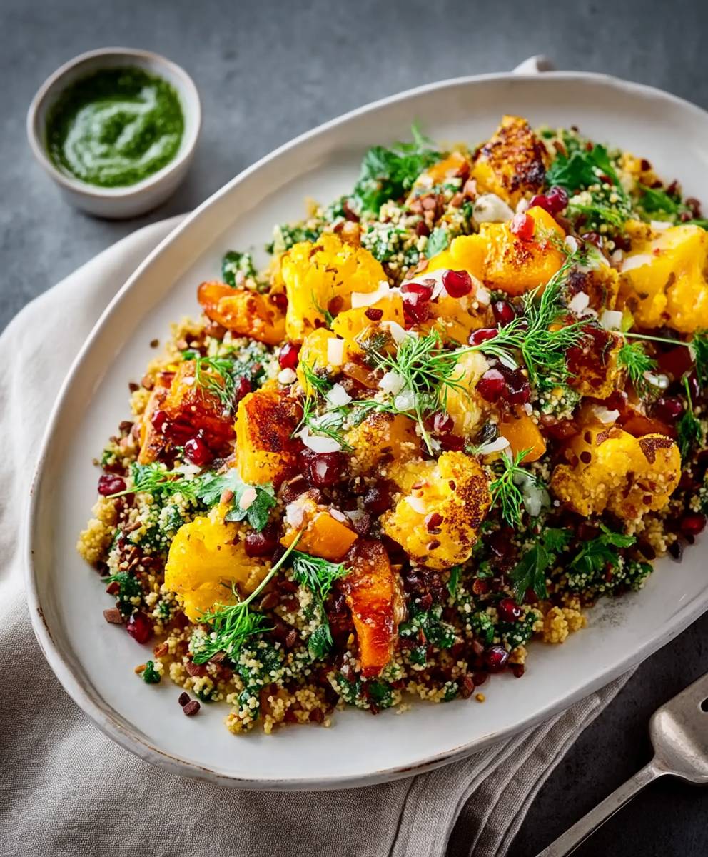 Cauliflower couscous salad