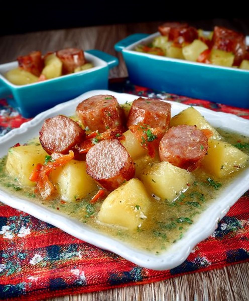 Smoked sausage and potatoes
