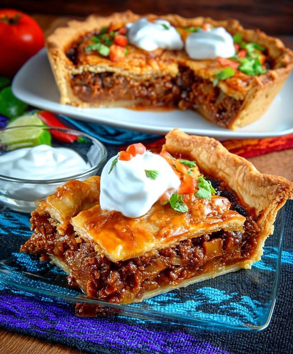 Deep dish taco pie
