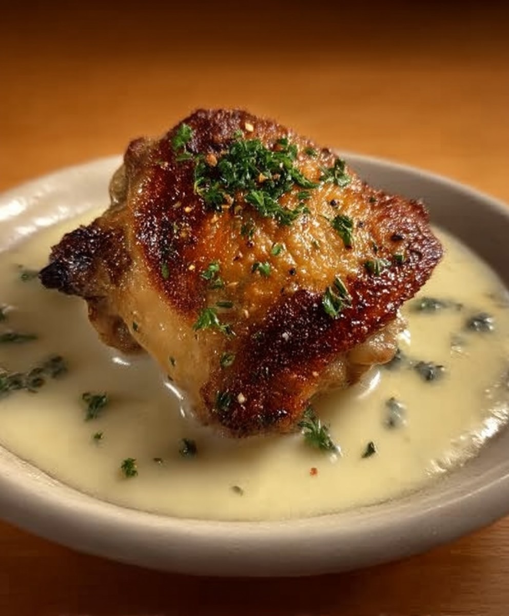 Garlic Parmesan Chicken Thighs