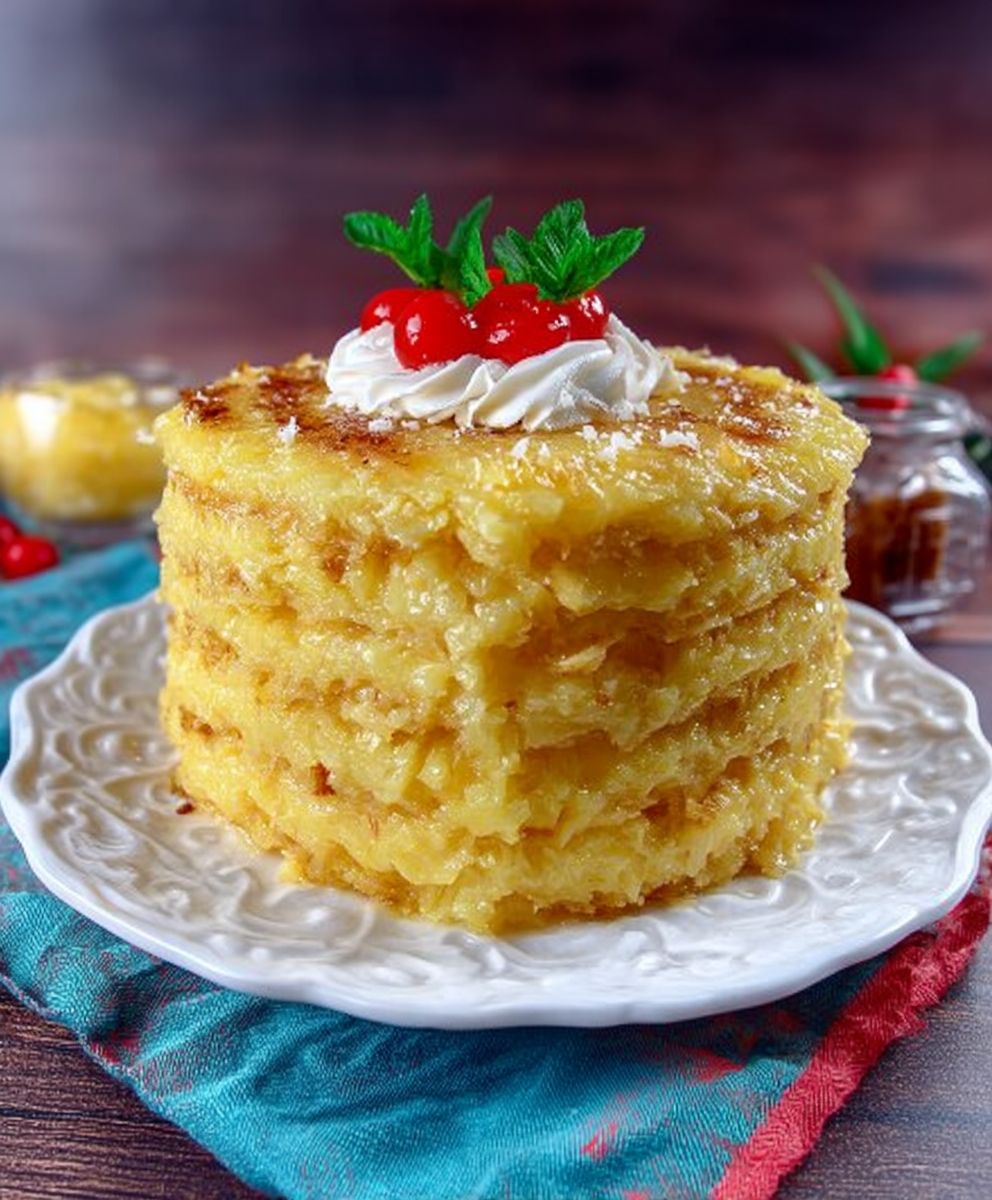 Pineapple layer cake