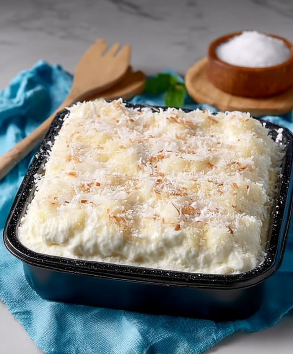 Coconut cream pie cake