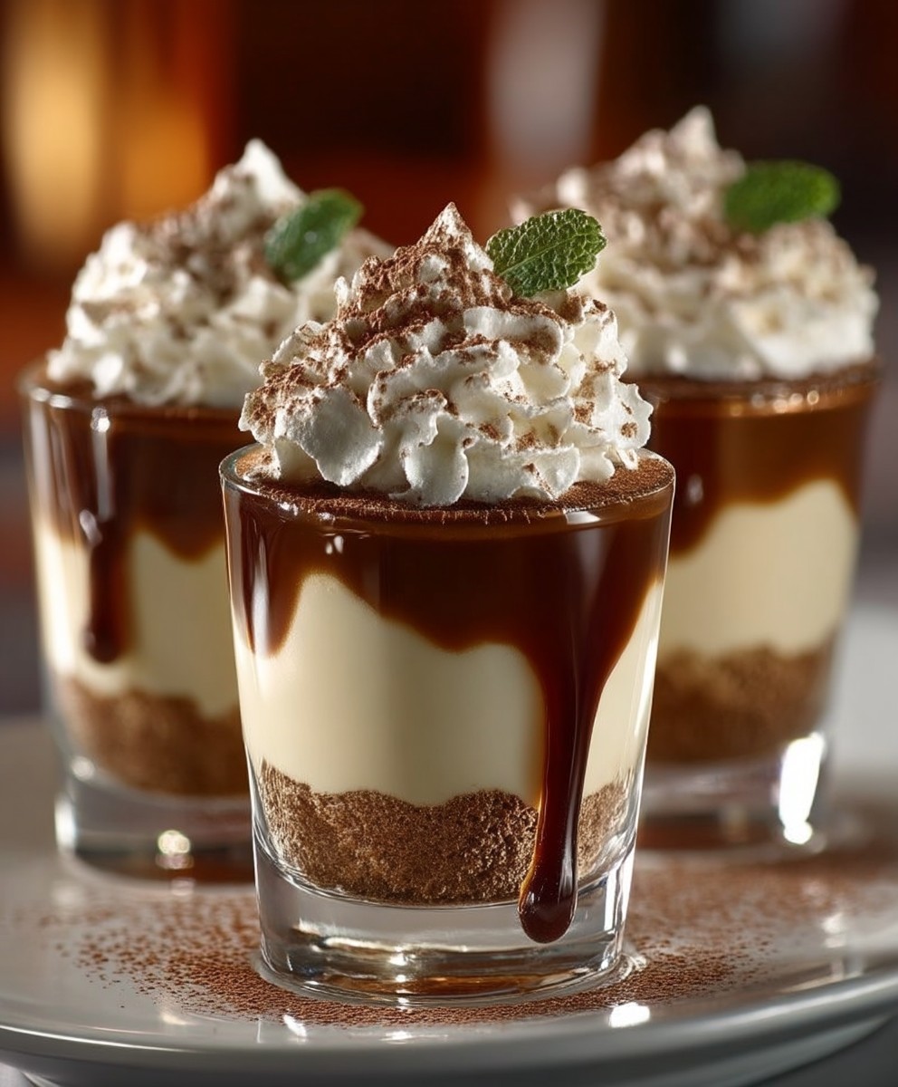 Tiramisu dessert shots