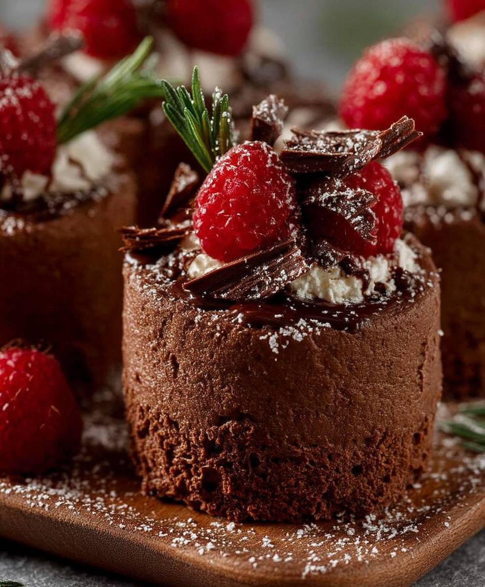 Mini chocolate cakes