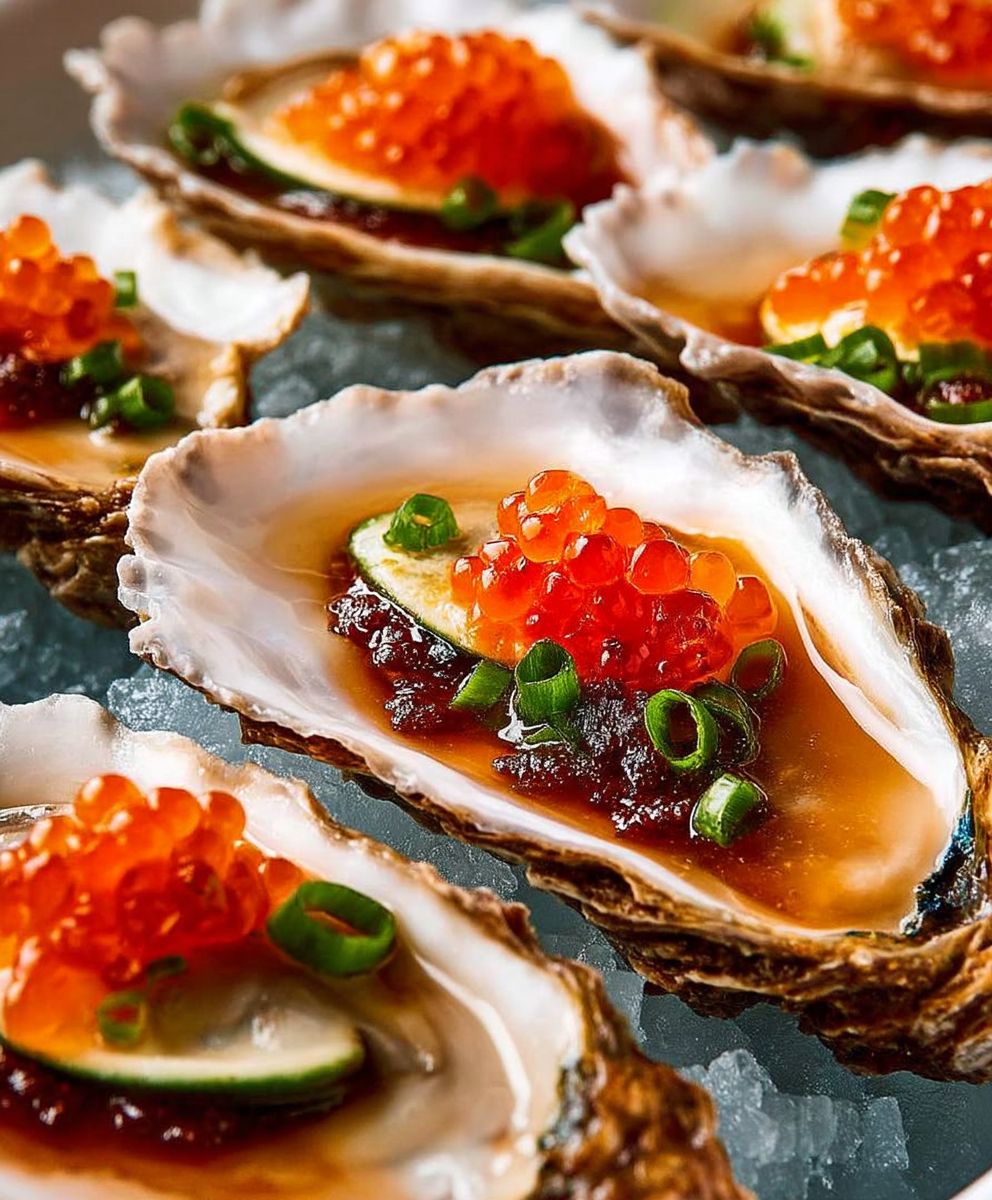 Oysters Japanese Dressing