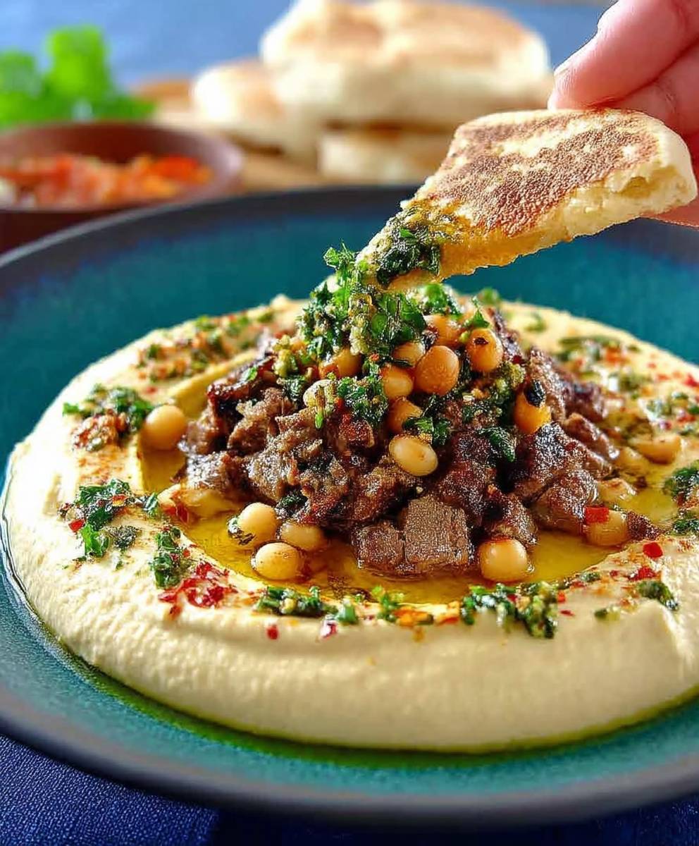Hummus with Lamb