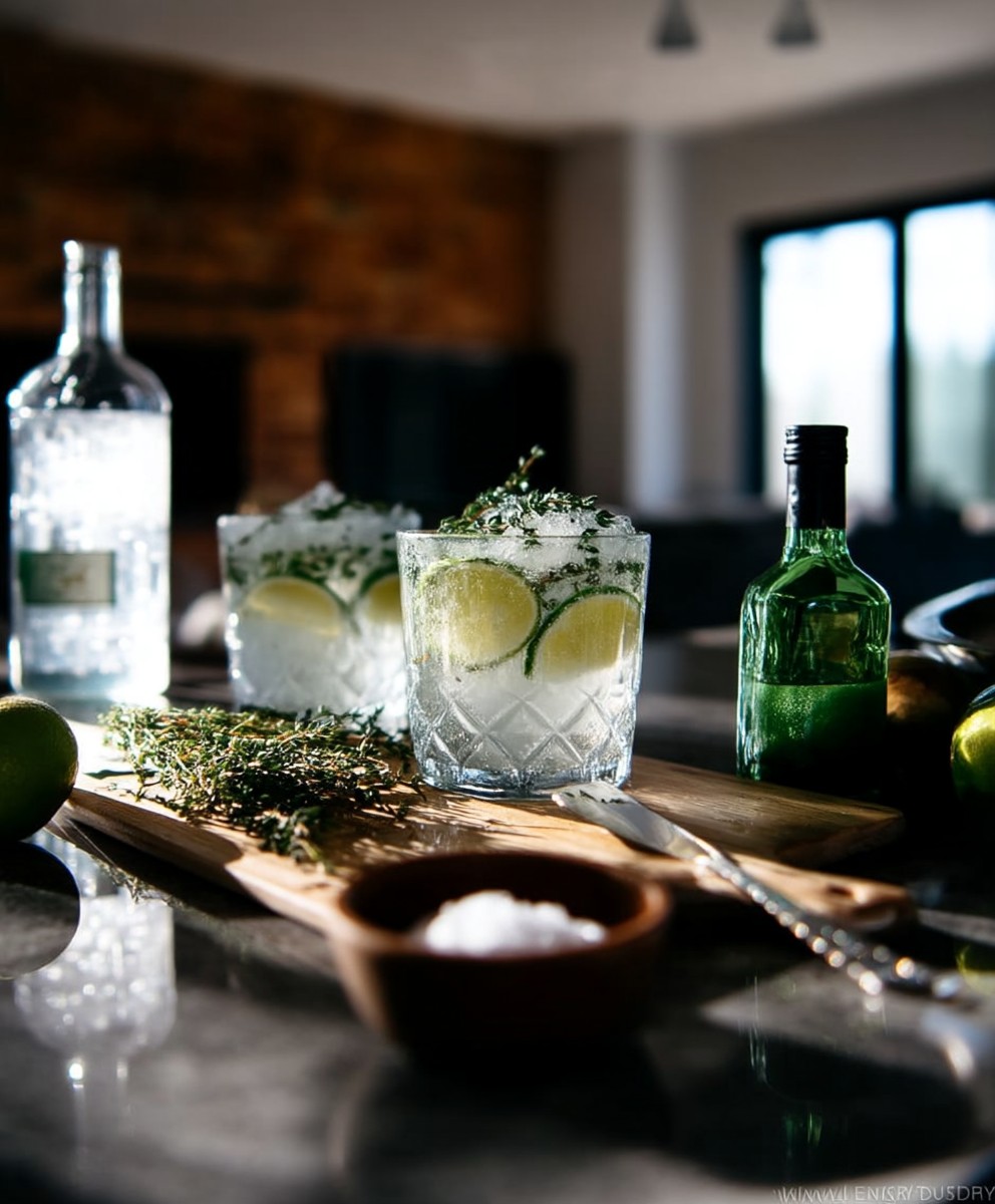Thyme Gin and Tonic