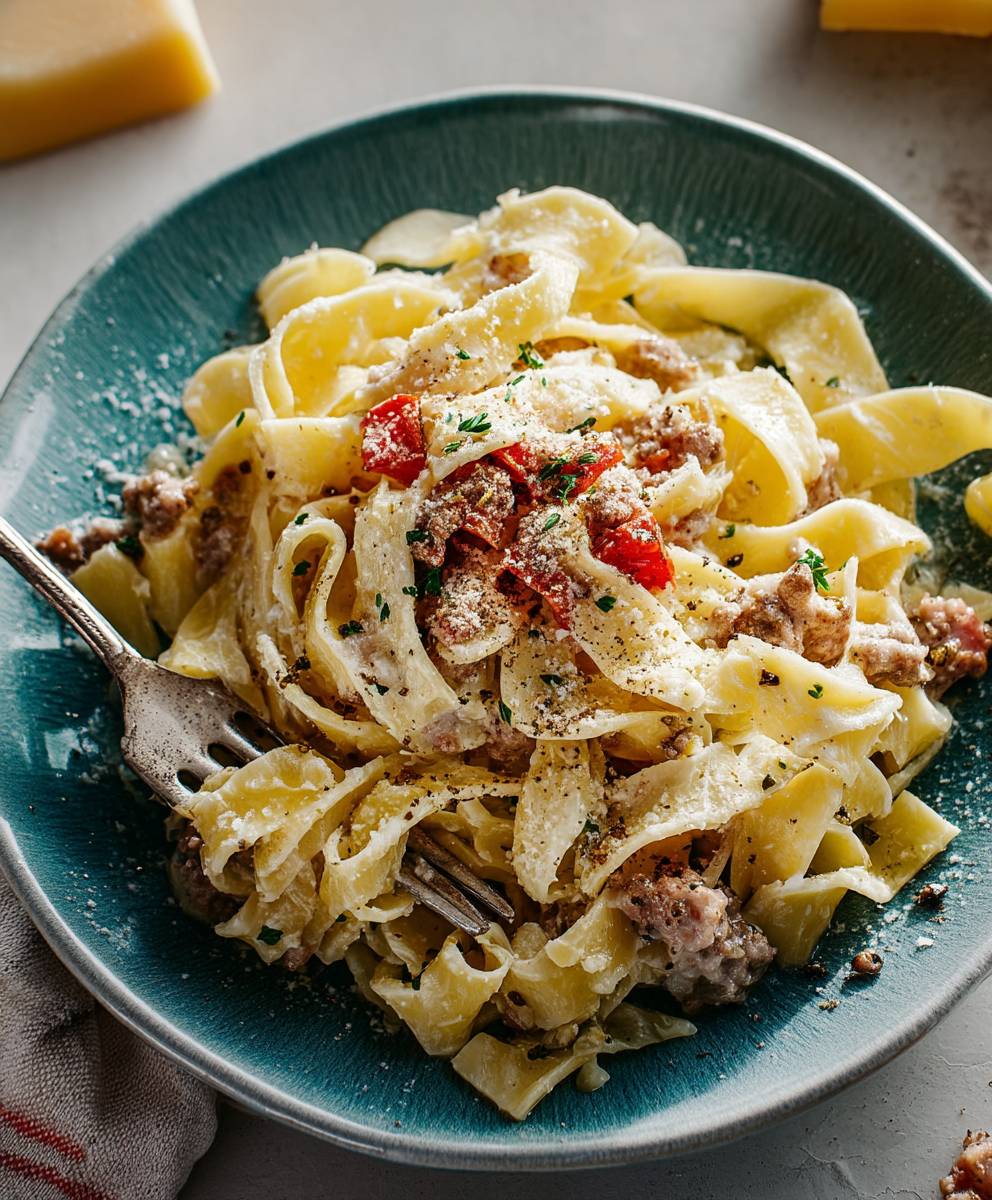 Lemon pasta date night
