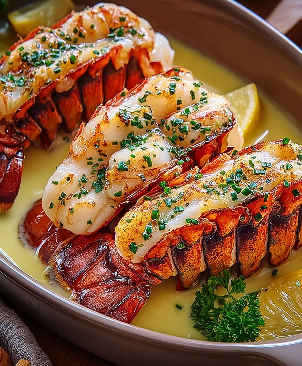 Butter Poached Lobster Tails