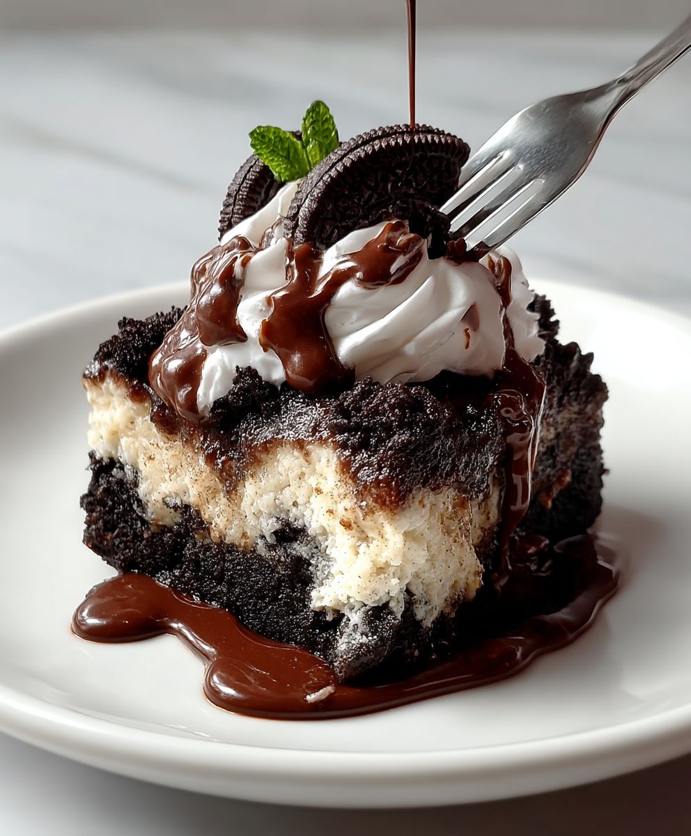 Oreo dump cake