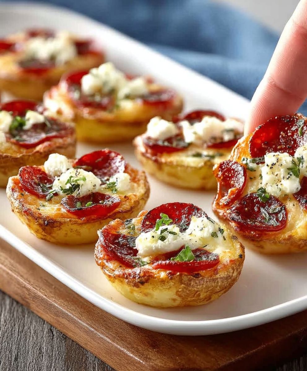 Mini Pizza Potato Skins
