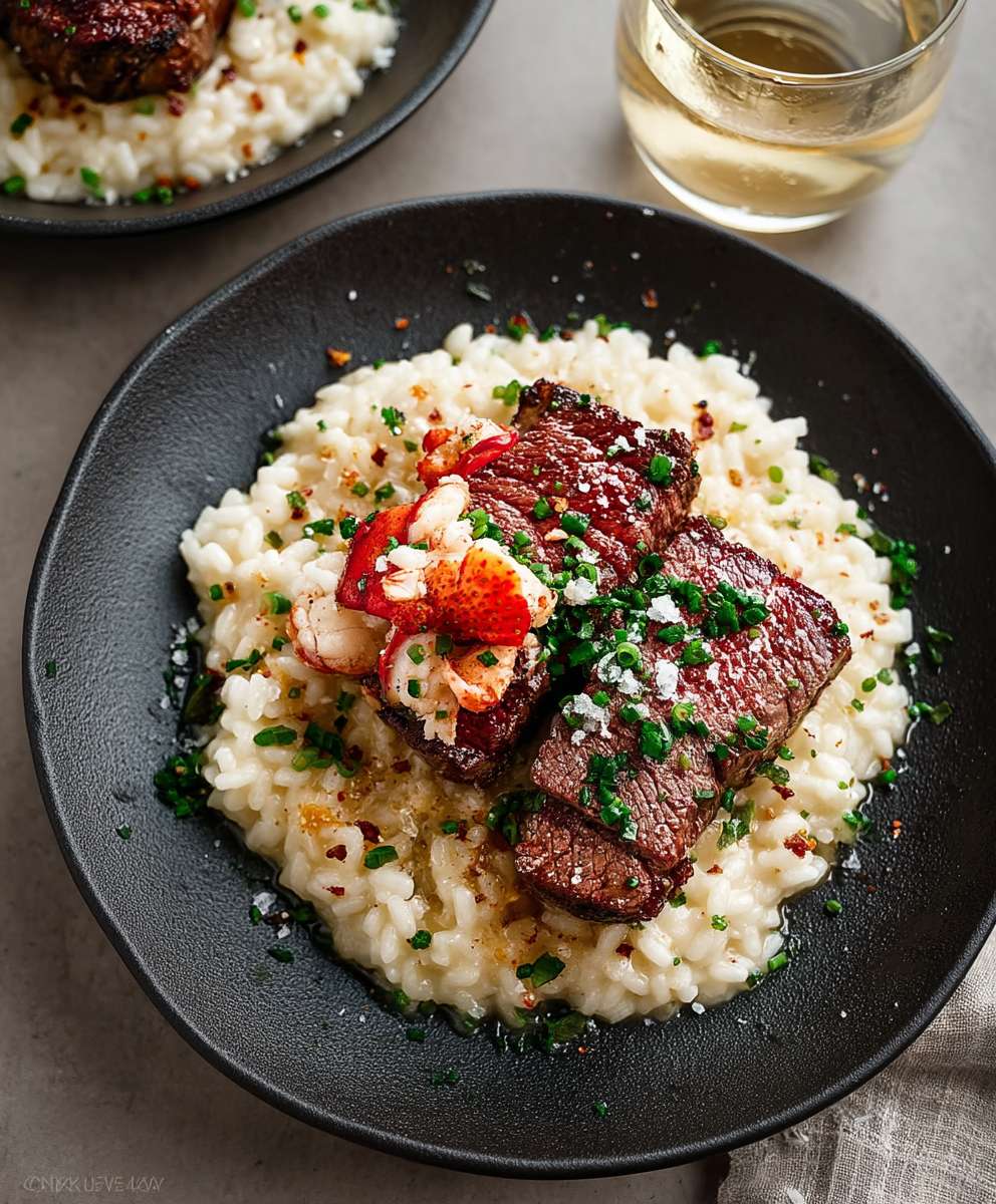 Steak Lobster Risotto