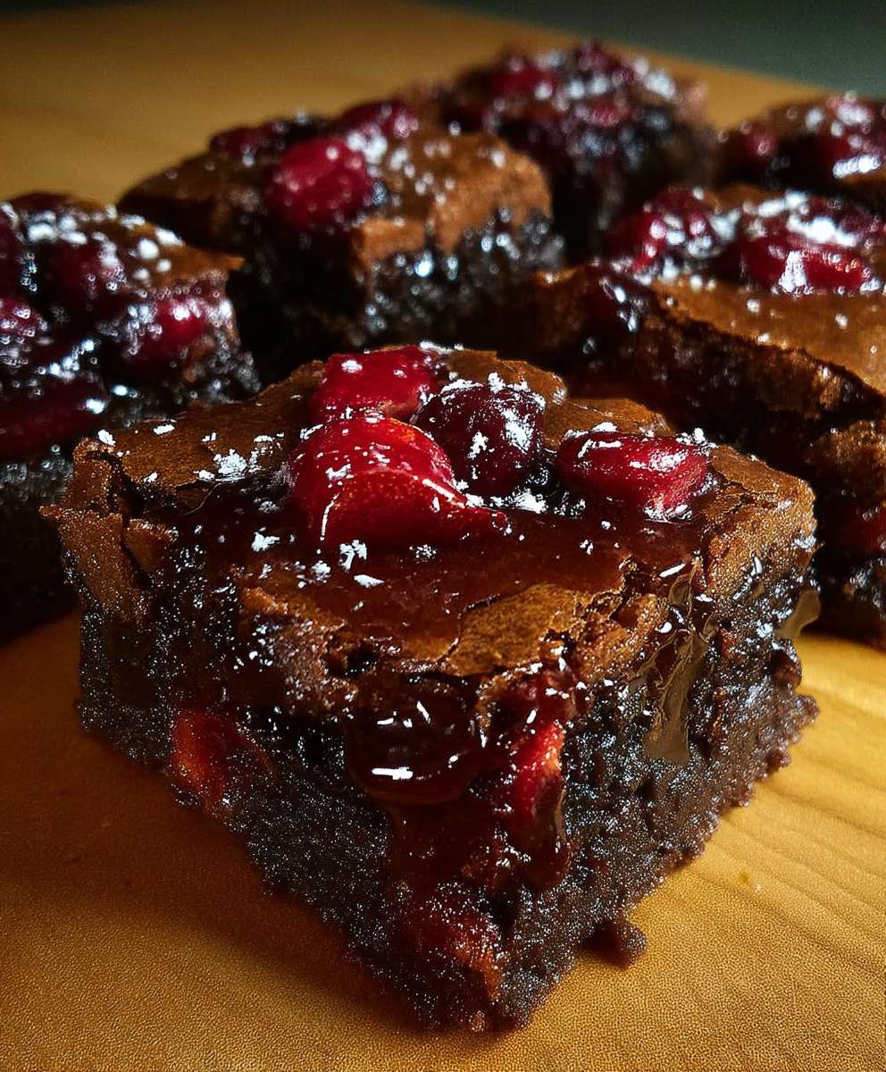 Cranberry Orange Brownies