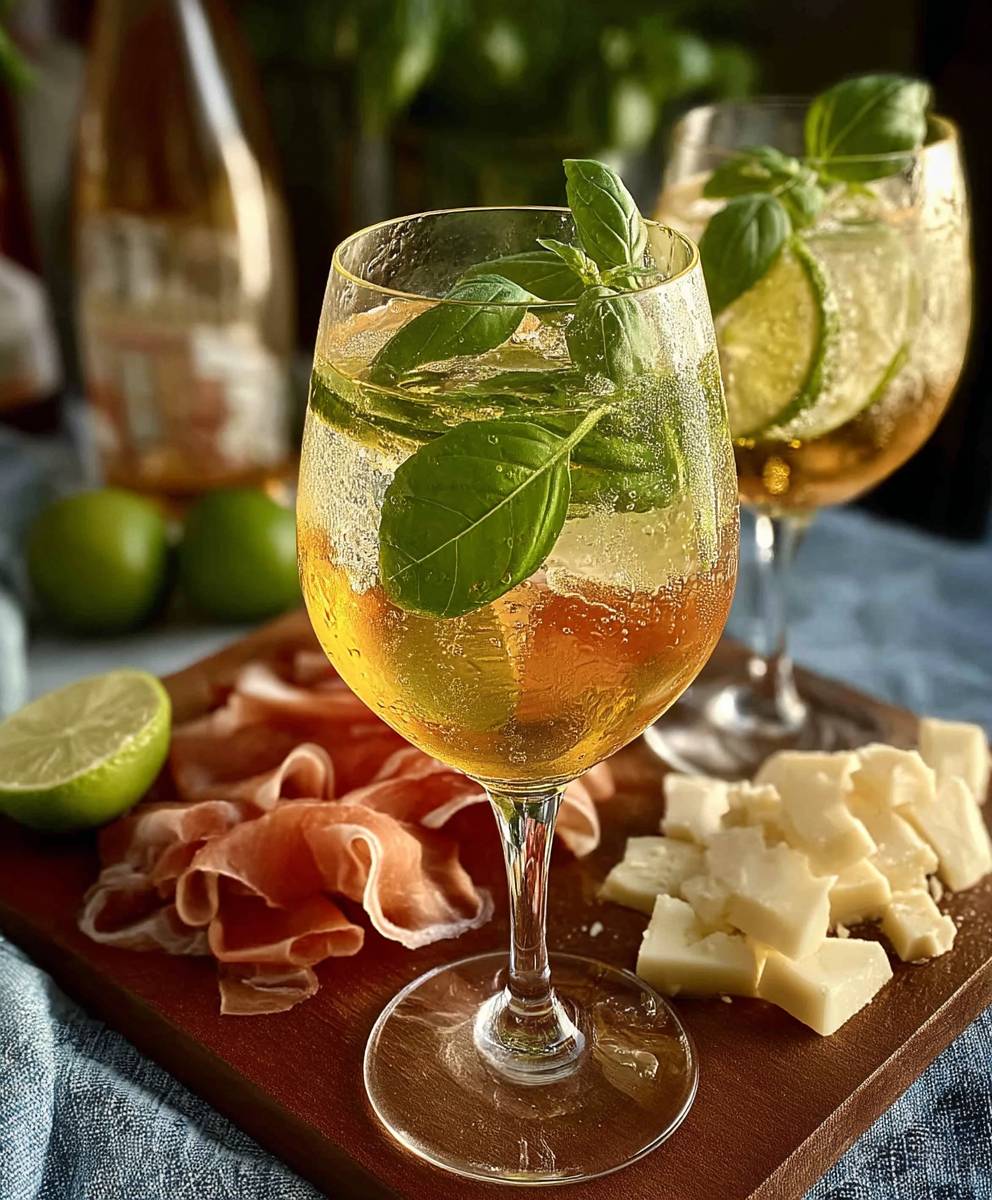 Hugo Spritz cocktail