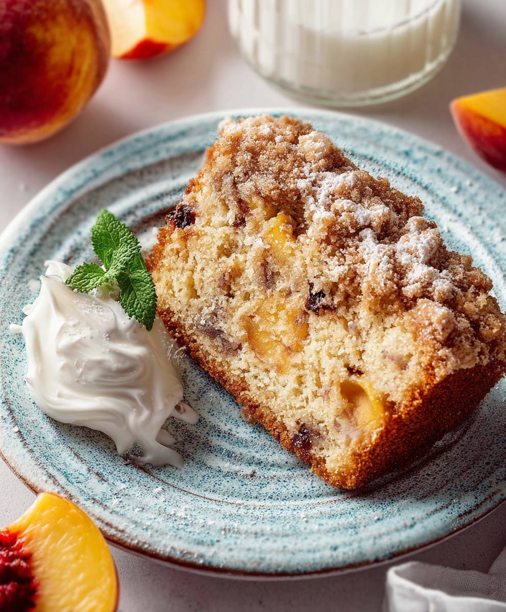 Peach Cobbler Cake