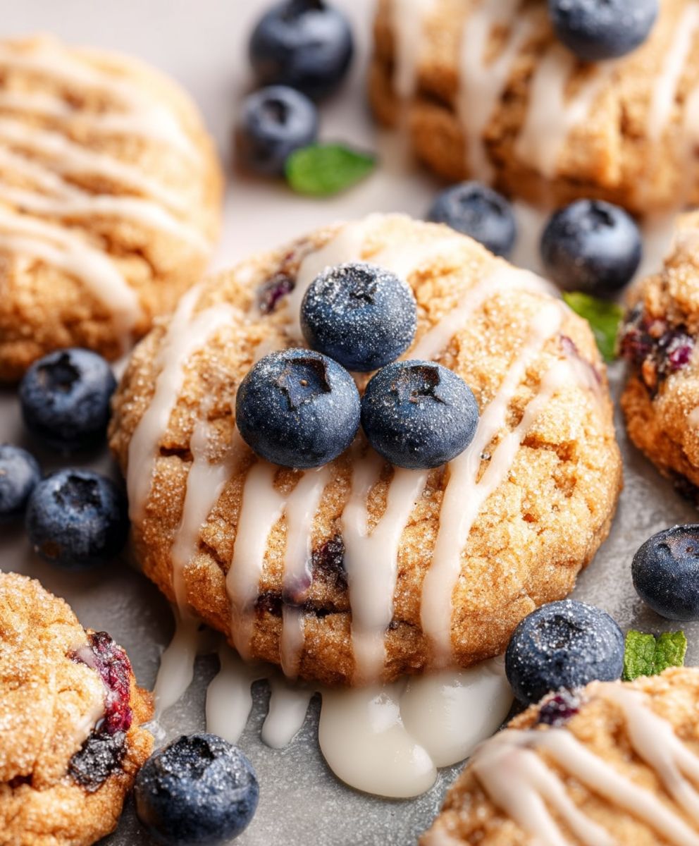 Blueberry muffin cookies