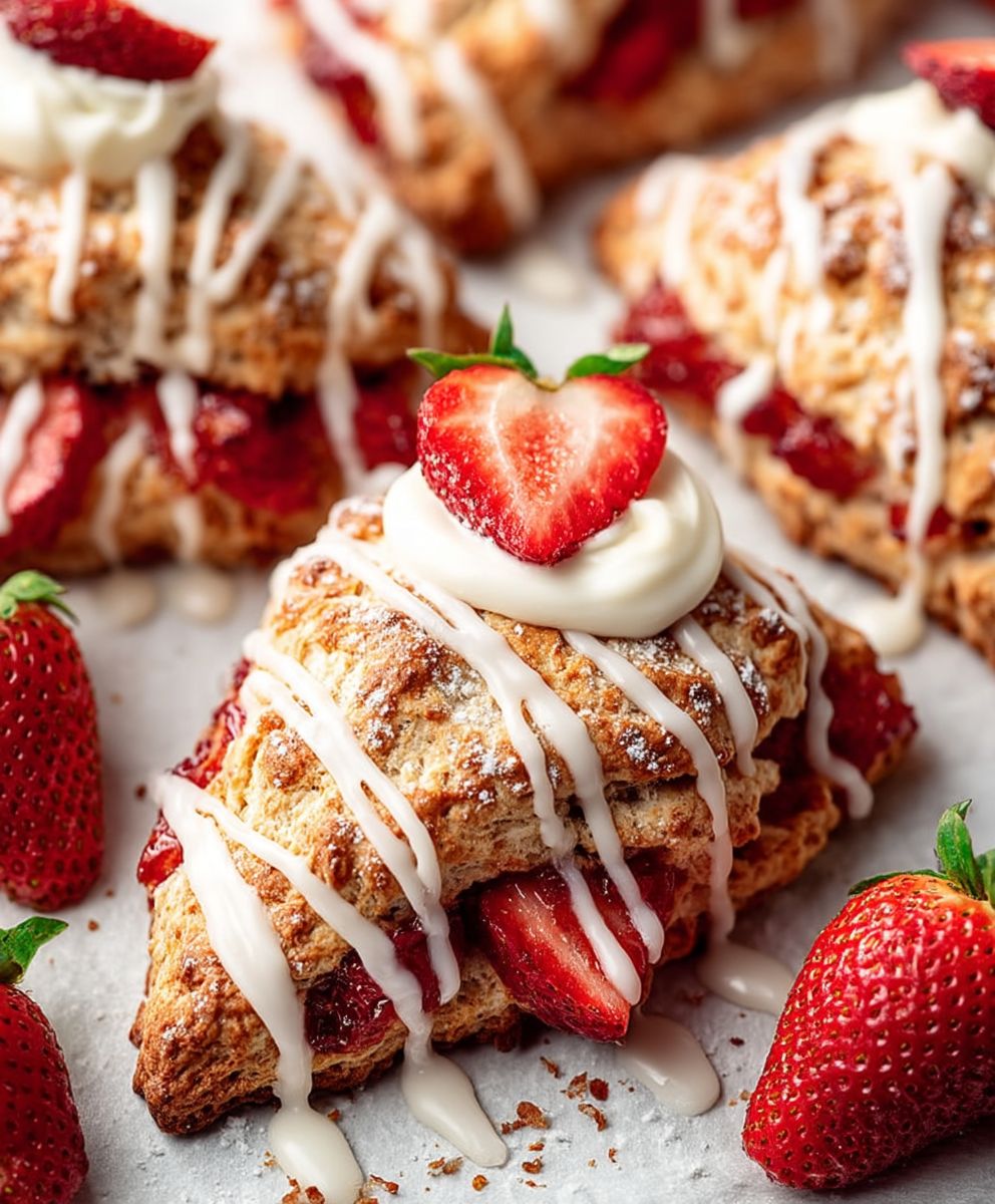 Strawberry Scones