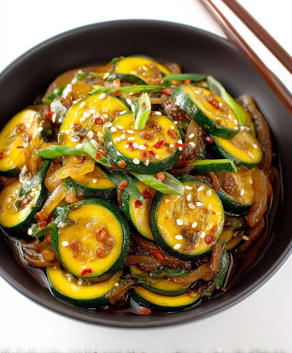 Zucchini stir fry