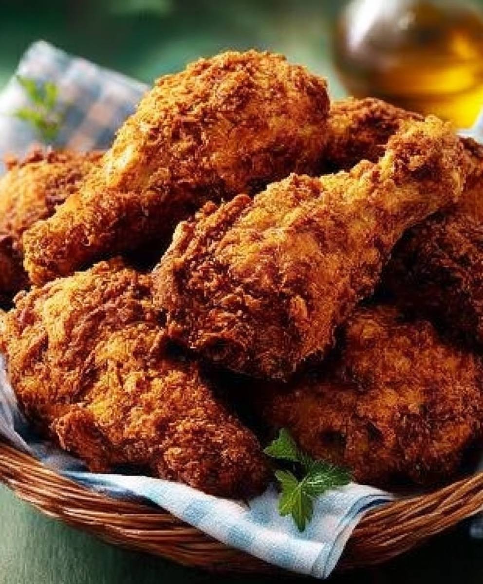 Crispy fried chicken