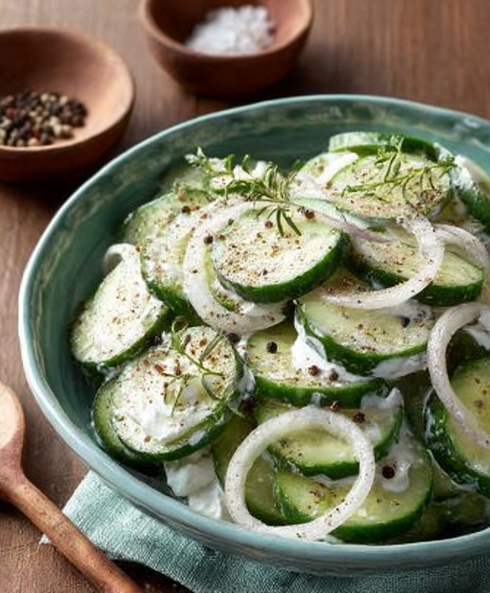 Cucumber Salad Sour Cream