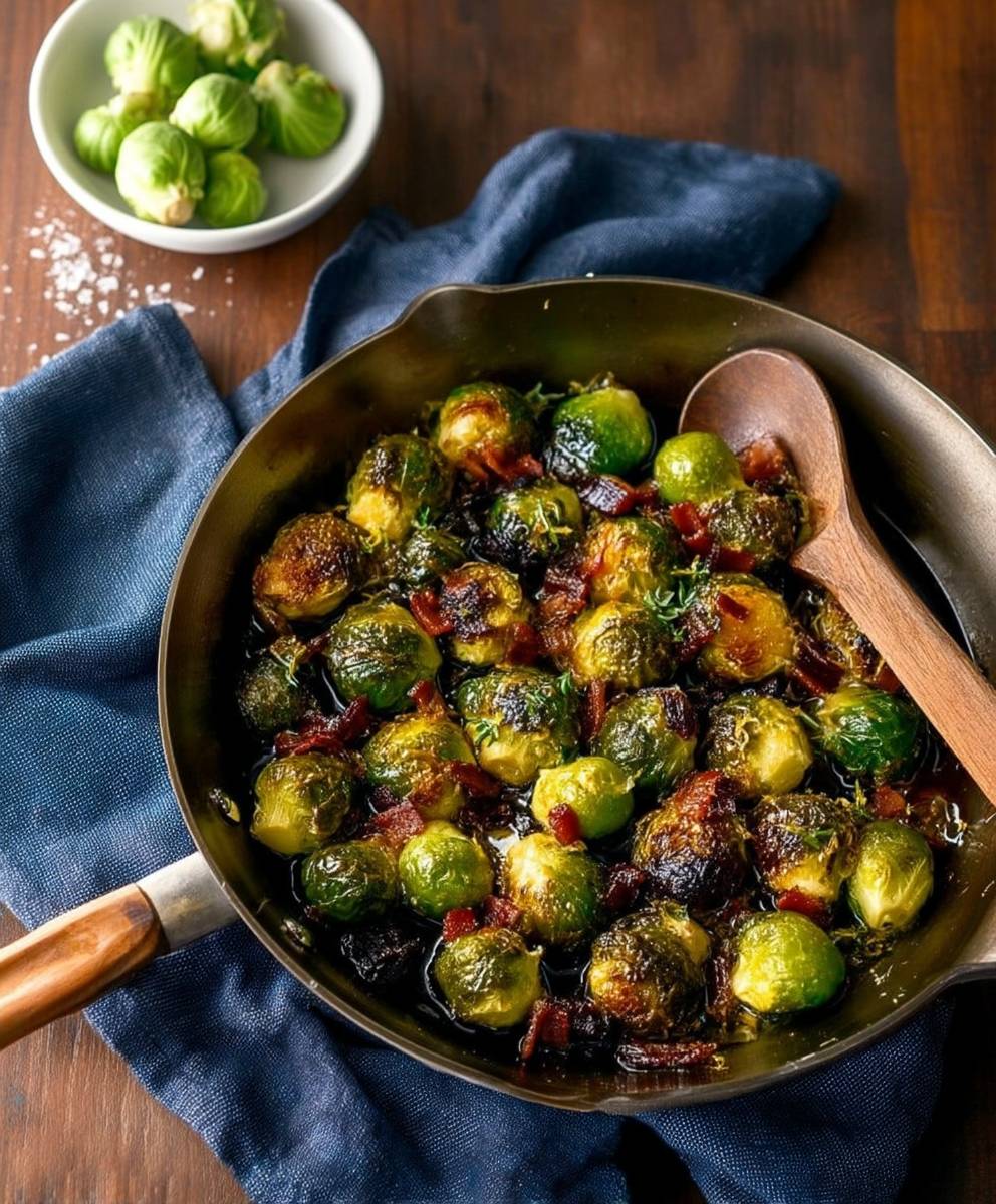 Balsamic Bacon Brussels Sprouts