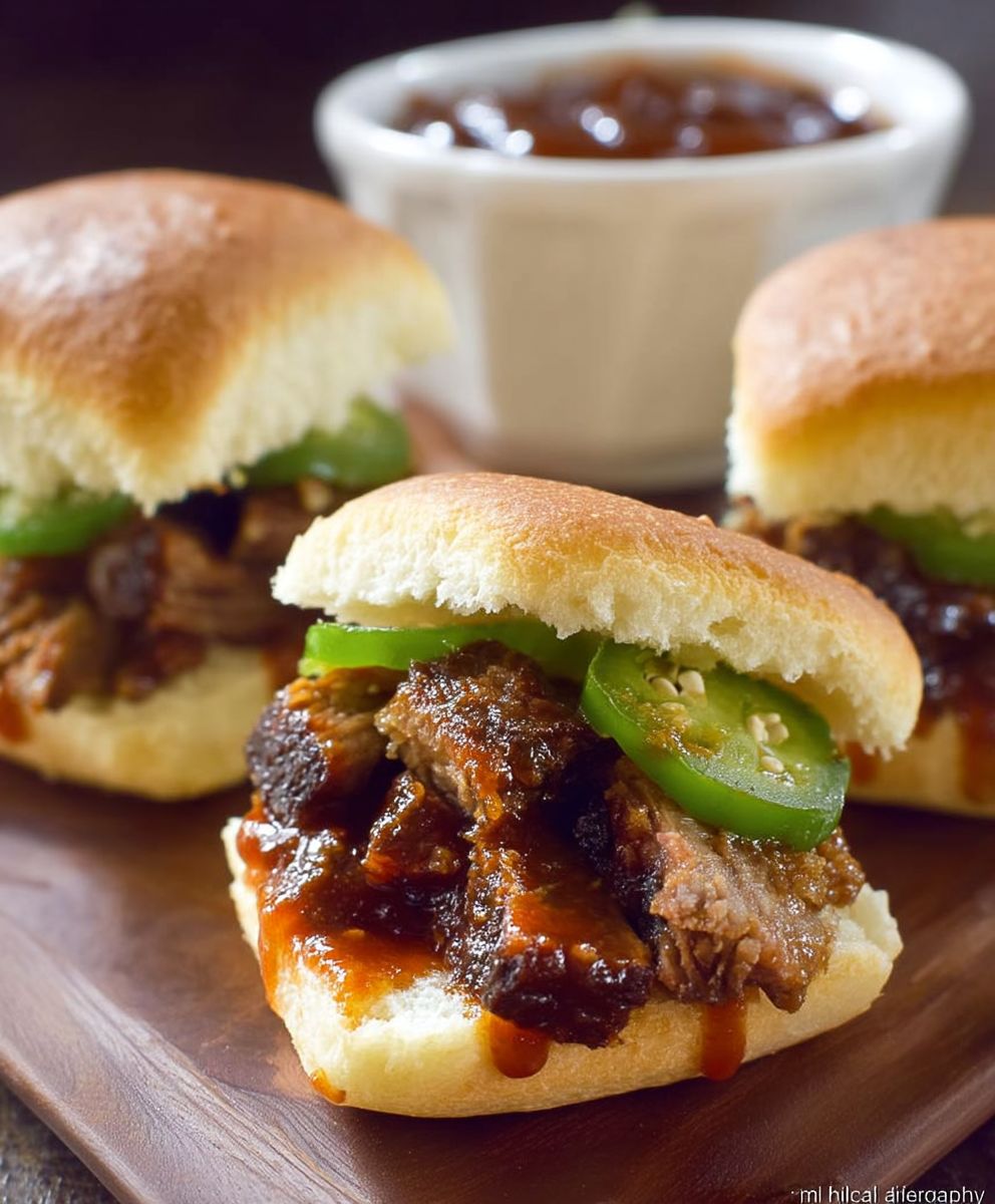 Dr Pepper Brisket Sliders