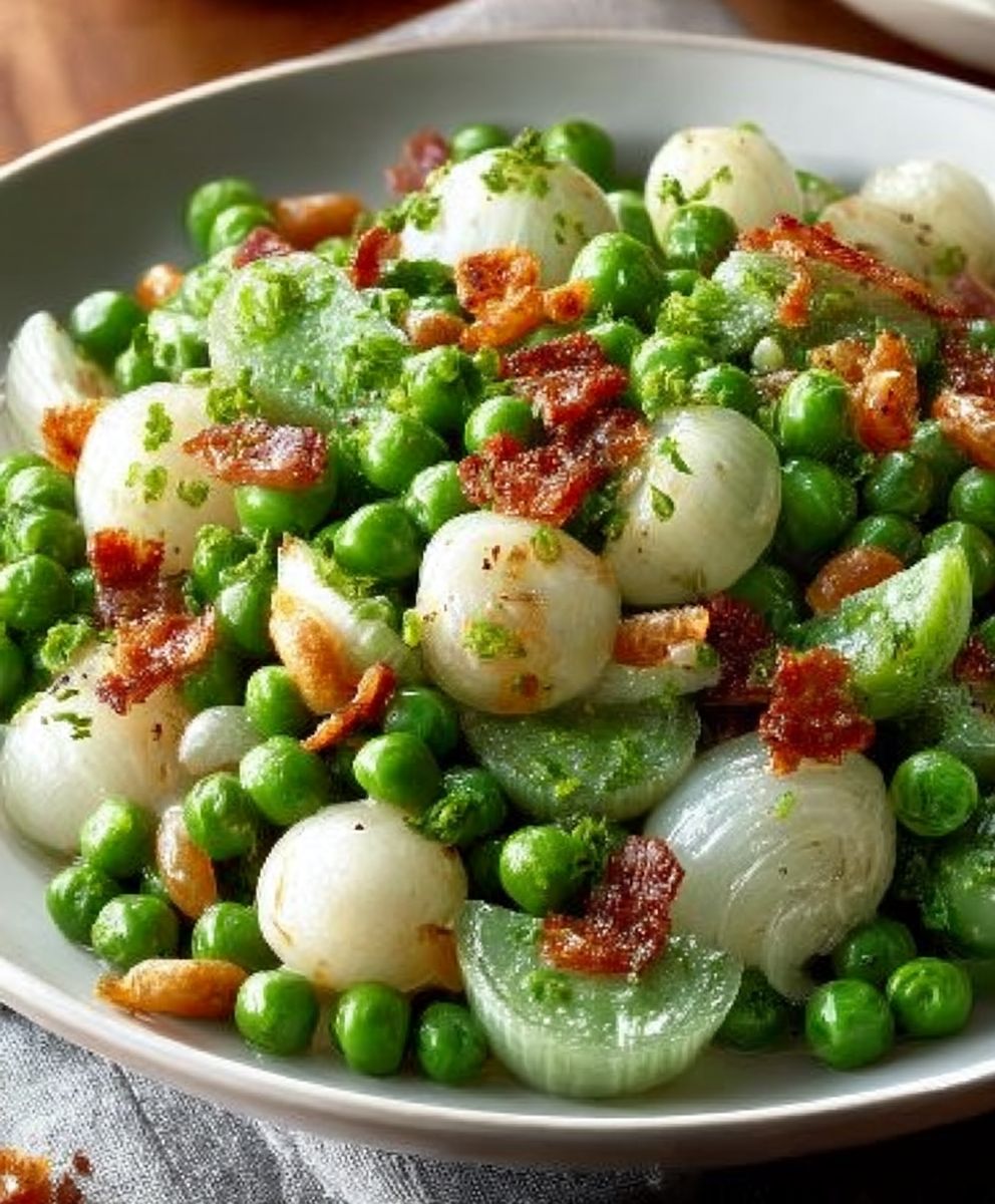 Creamed Peas Pearl Onions