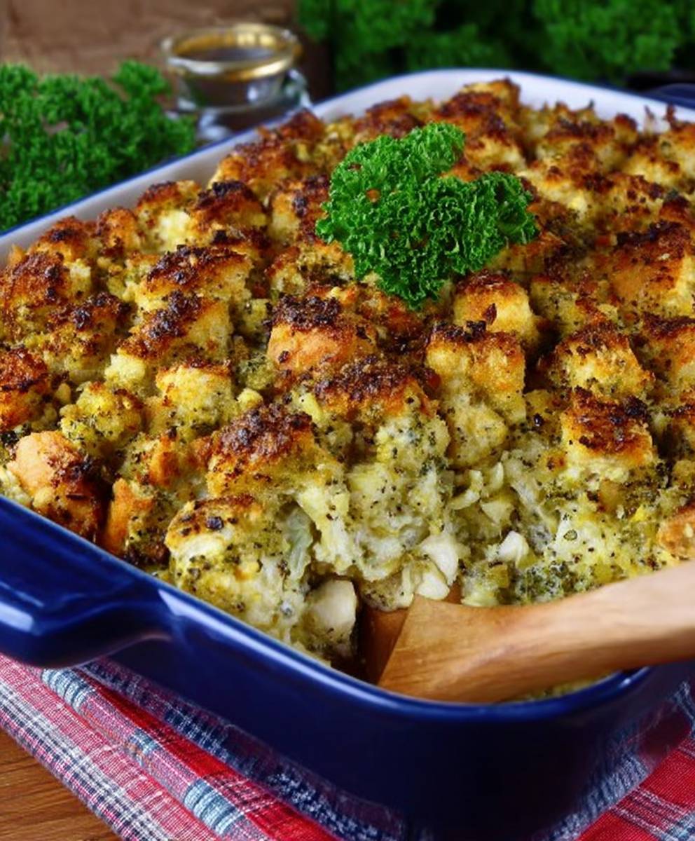 Cheesy Chicken Broccoli Bake