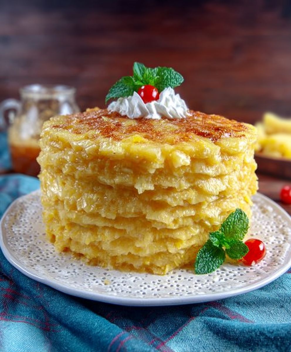 Pineapple layer cake