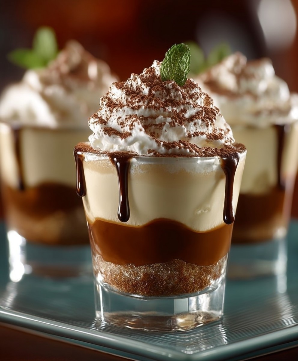 Tiramisu dessert shots