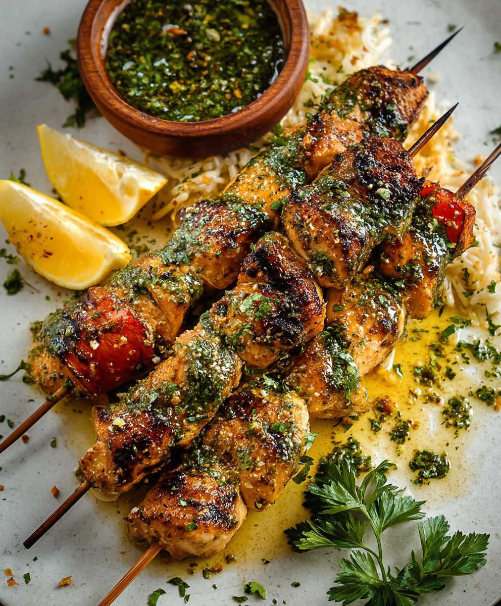 Grilled Chicken Skewers Marinade