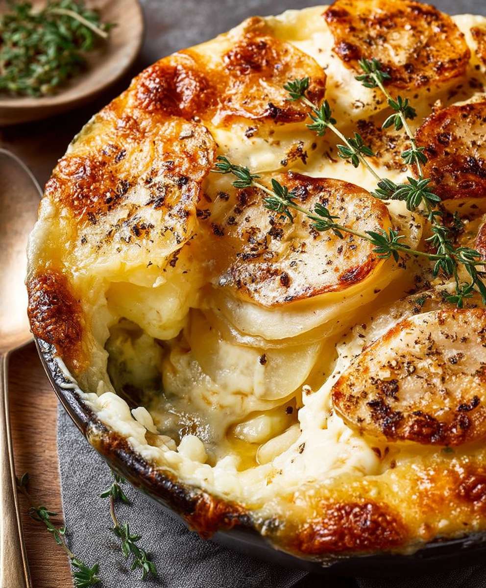 Brie Dauphinoise Potatoes