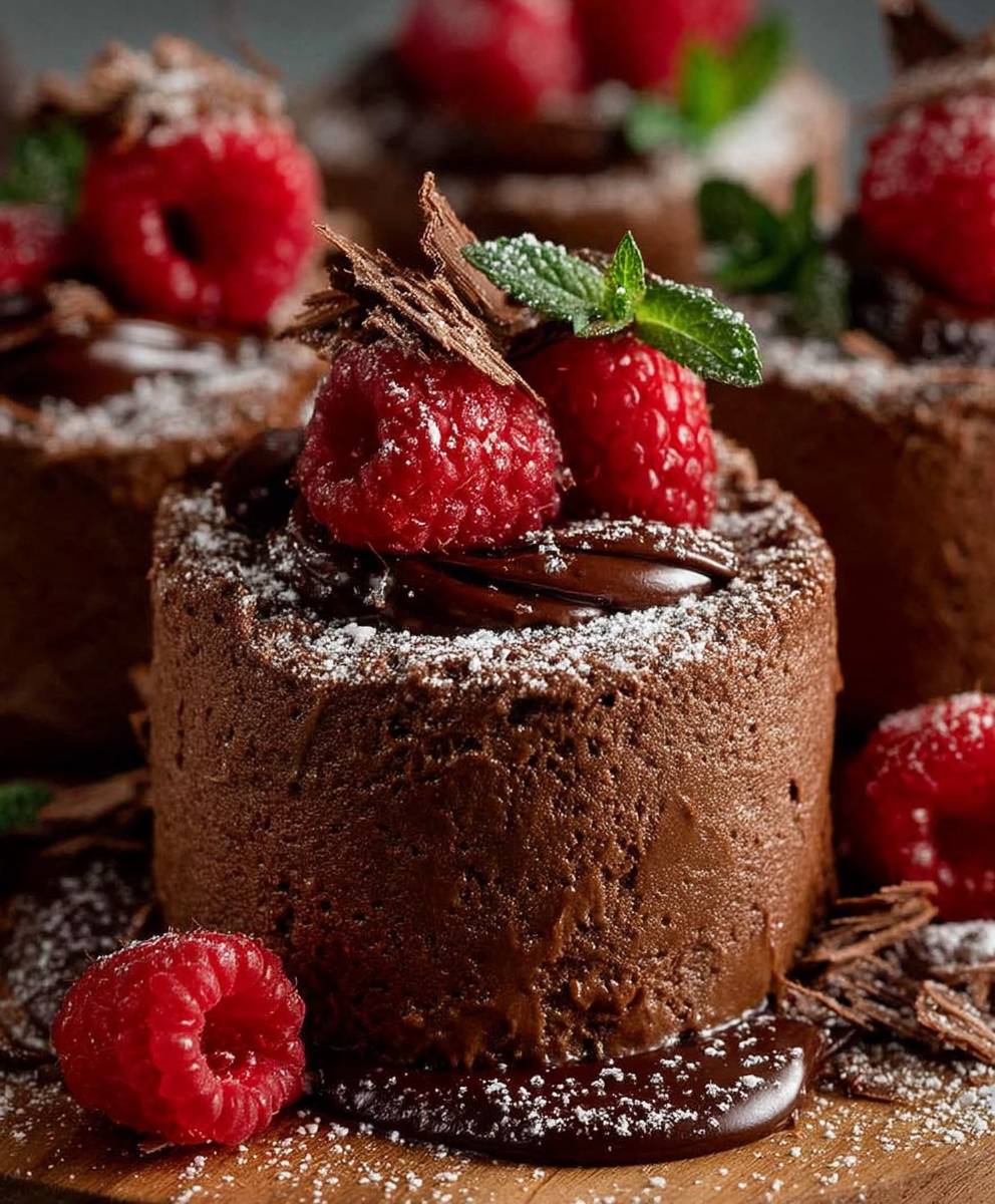 Mini chocolate cakes