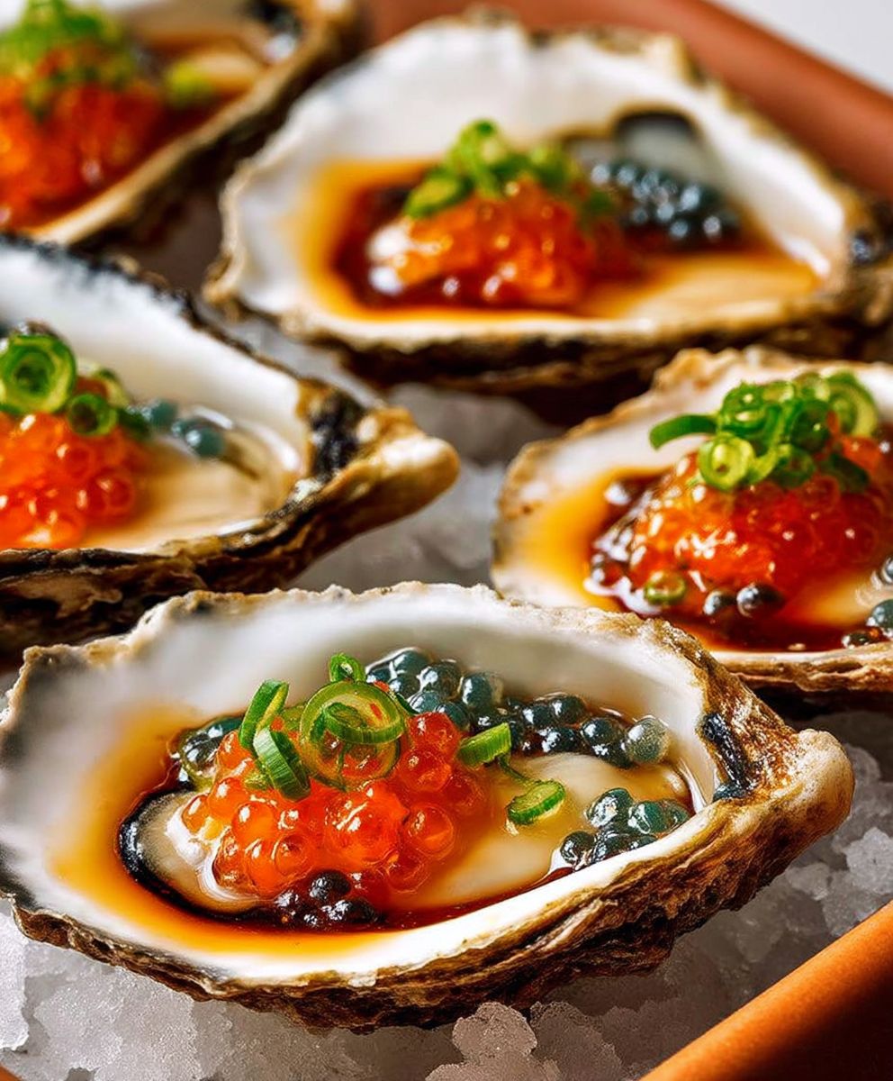 Oysters Japanese Dressing