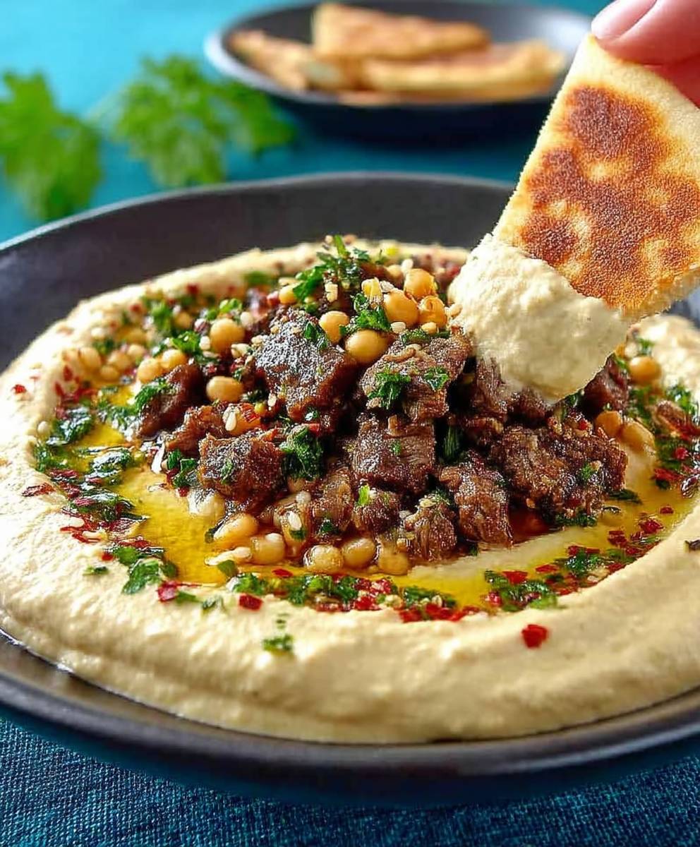 Hummus with Lamb