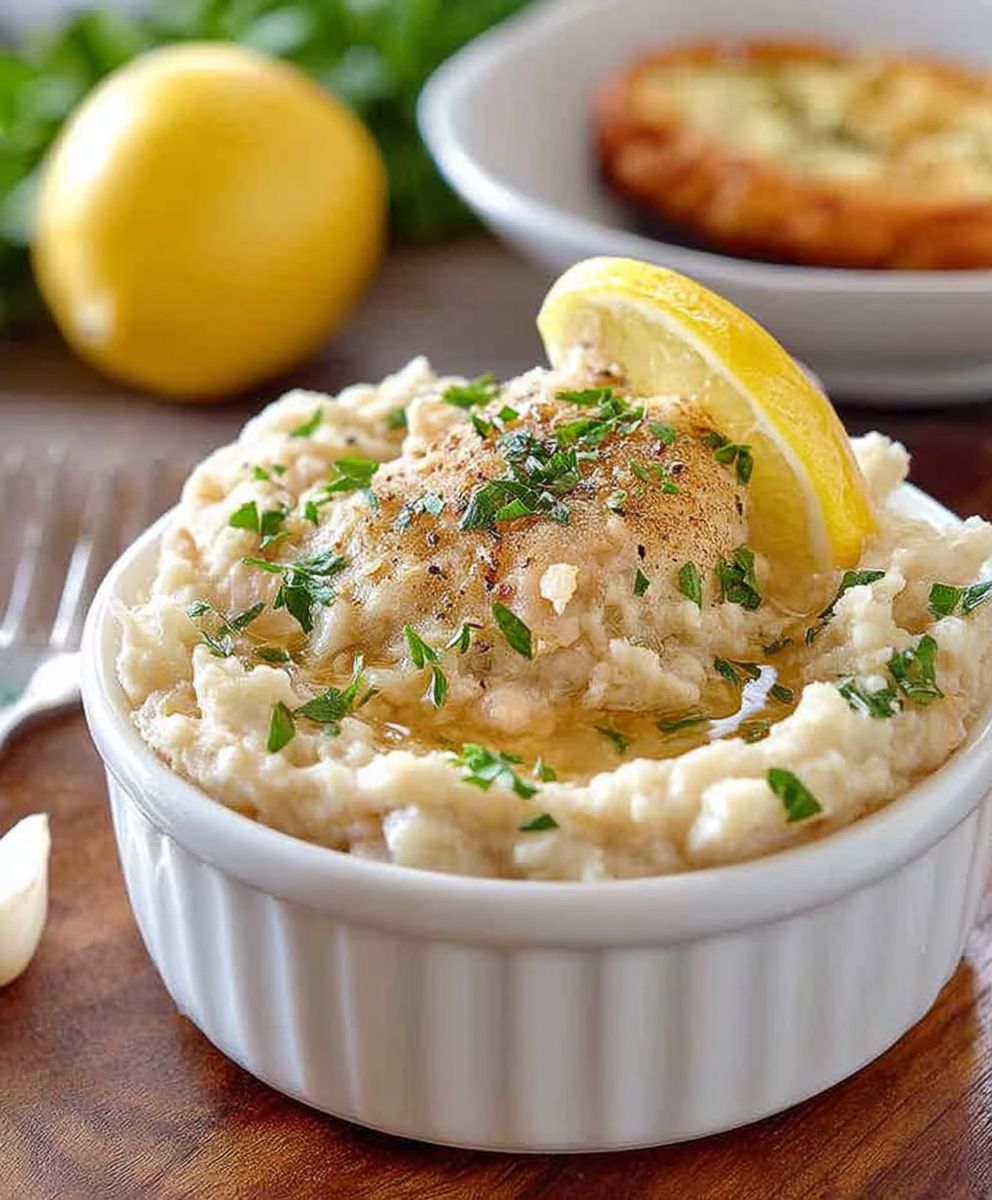 Garlic White Bean Mash