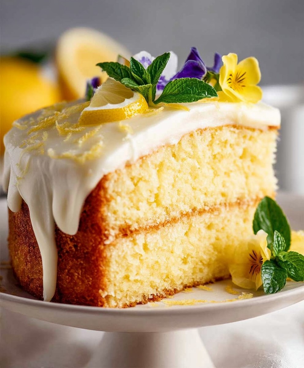 Lemon Cake with Frosting