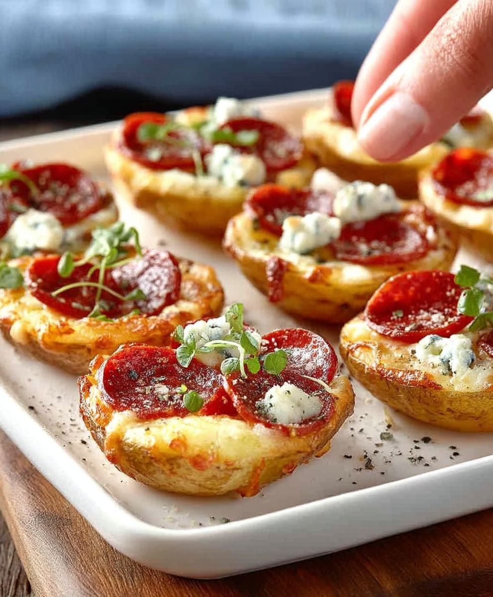 Mini Pizza Potato Skins