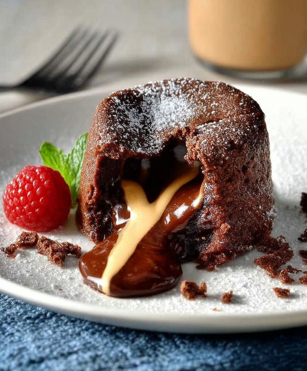 Peanut Butter Chocolate Lava Cake
