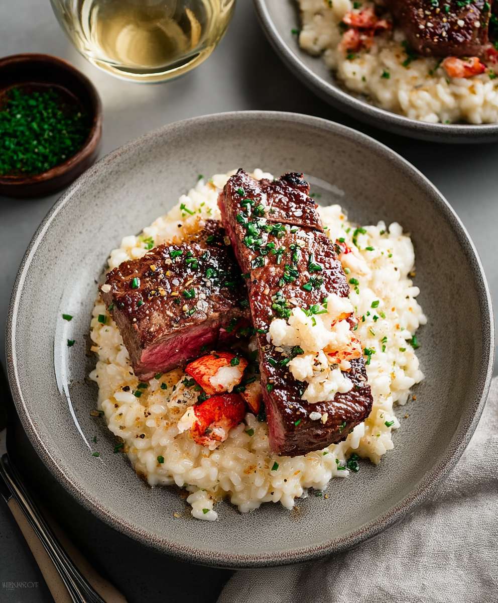 Steak Lobster Risotto