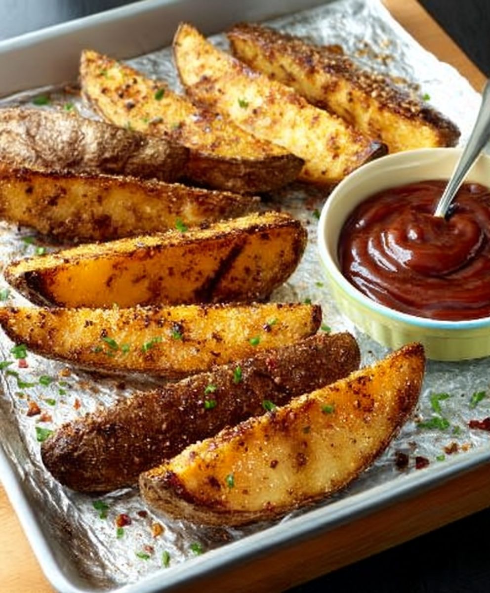 Spicy Potato Wedges