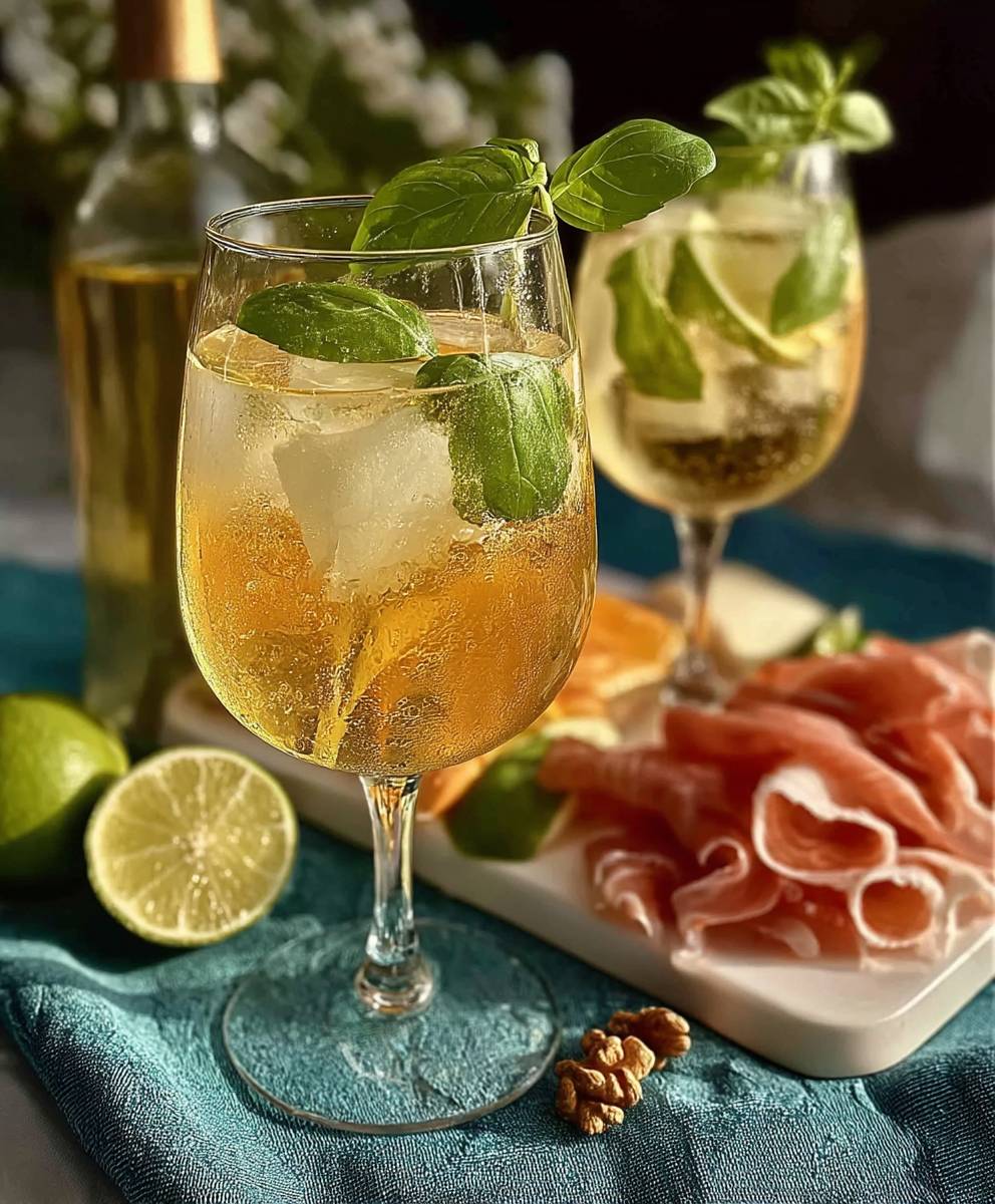 Hugo Spritz cocktail