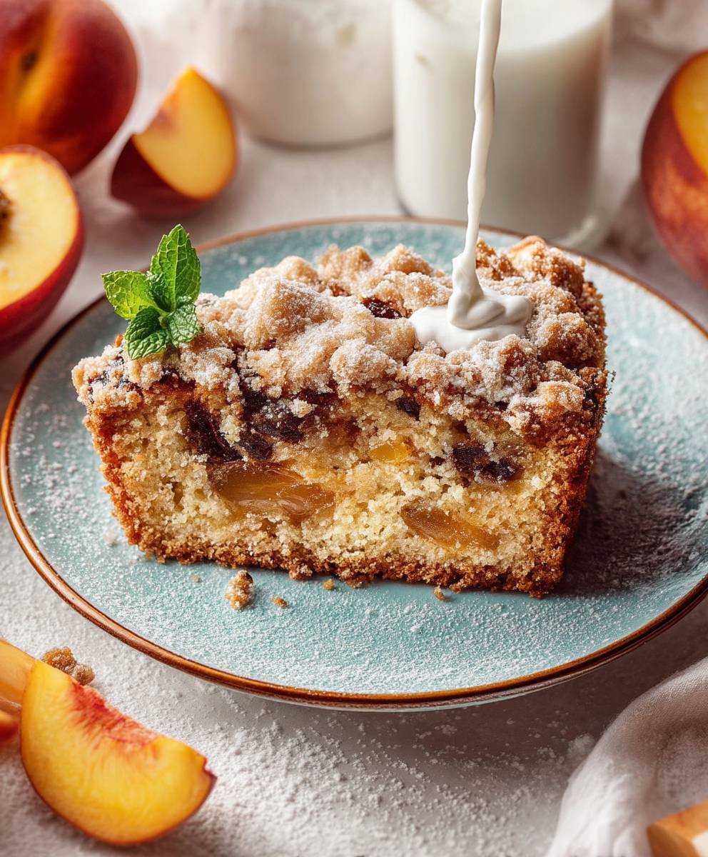 Peach Cobbler Cake