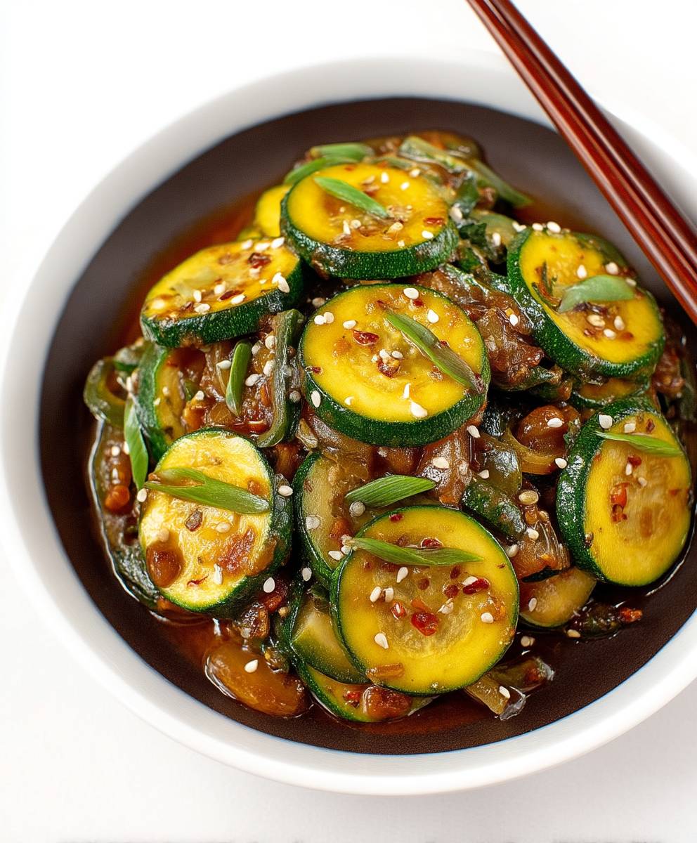 Zucchini stir fry